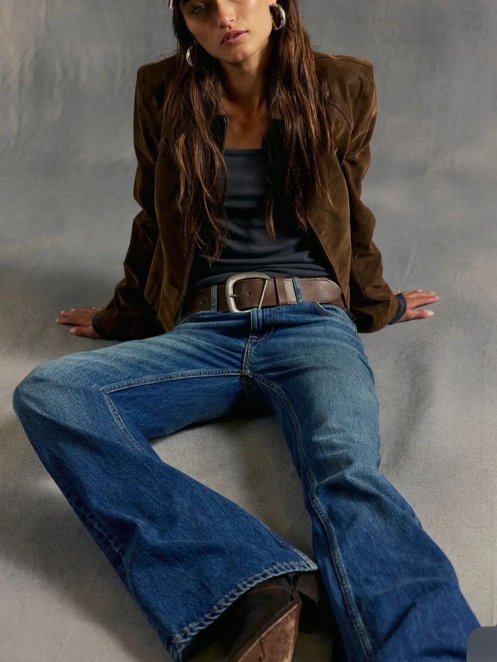 We the free west coast relaxed flare jean